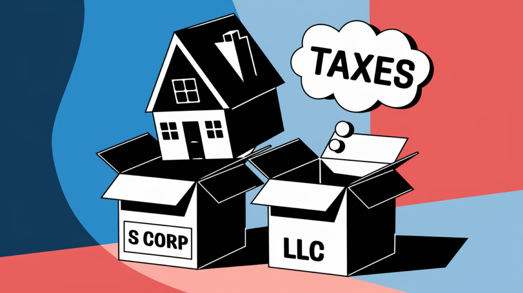 A house being transferred from an S Corporation to an LLC.